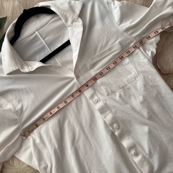 lululemon athletica White Button Down Shirt - Picture 14 of 15